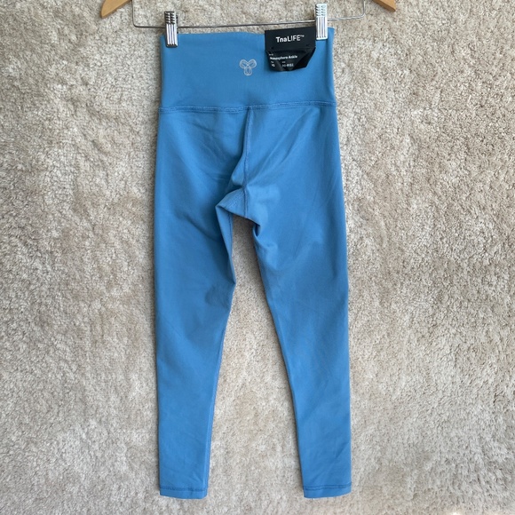 Tna Aritzia Legging Womens Size XS Blue TnAction Hi-Rise Atmosphere Ankle - Picture 9 of 9